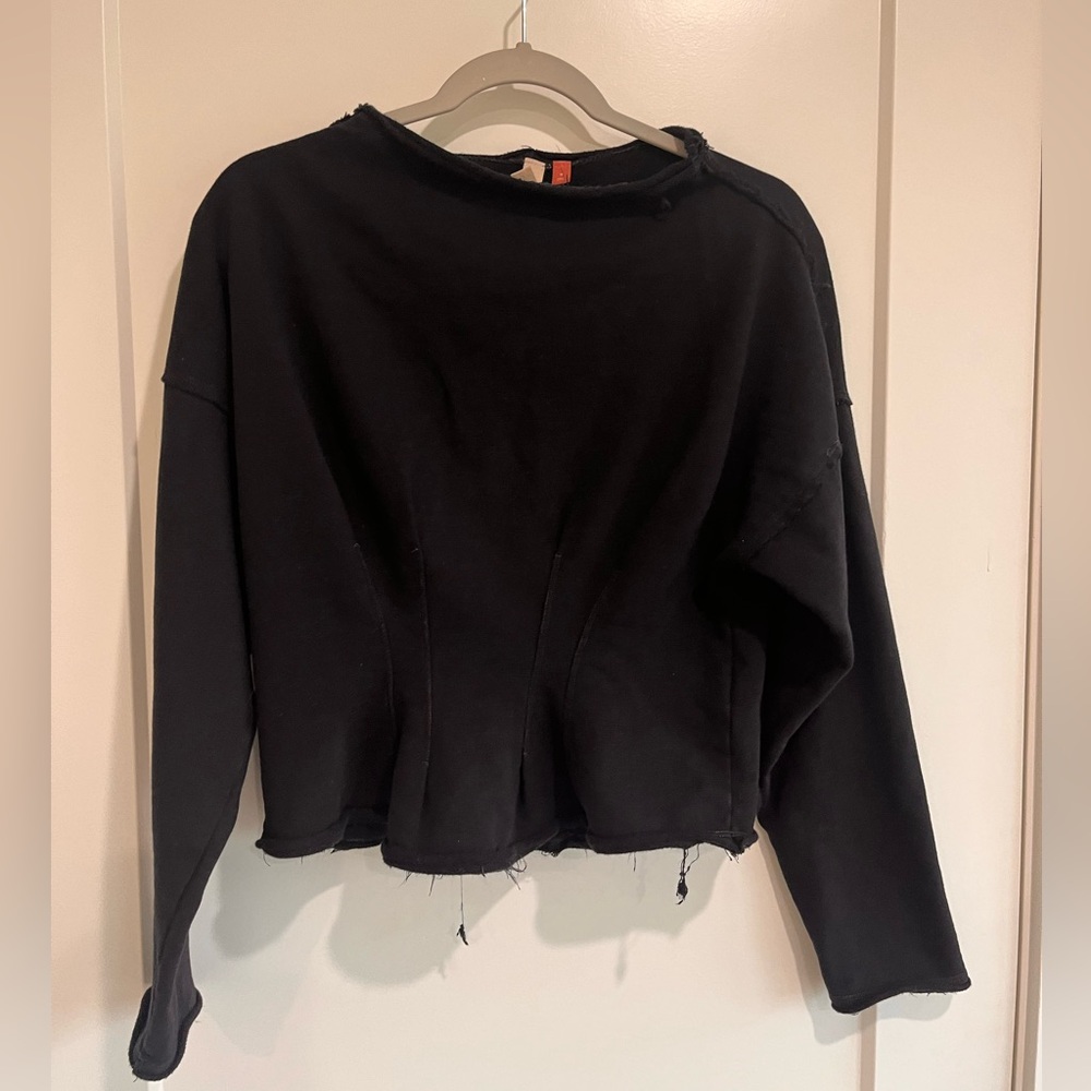Anthropologie Pilcro Black Mock Neck Sweater/Pullover | Color: Black | Size: M